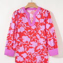  Coral Peony Whisper Blouse