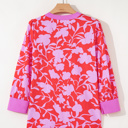  Coral Peony Whisper Blouse