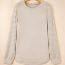  Soft Horizon Ribbed Knit Top