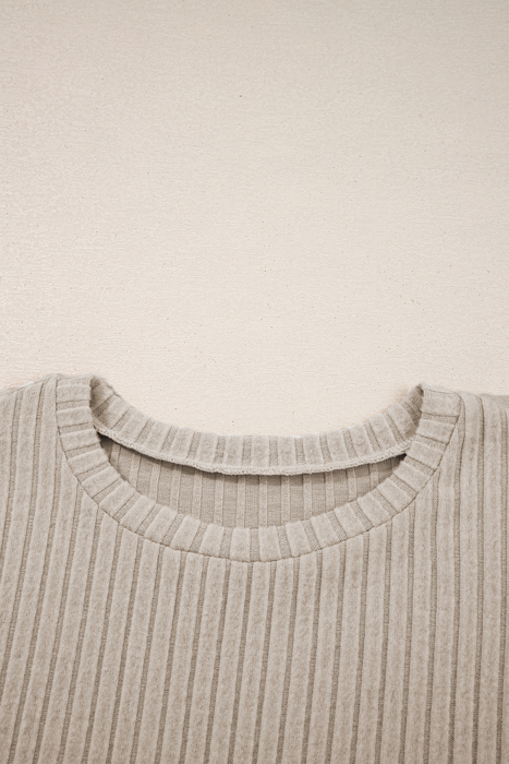 Soft Horizon Ribbed Knit Top