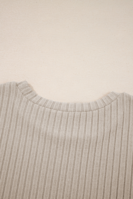 Soft Horizon Ribbed Knit Top