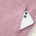  Misty Pink Knit Henley