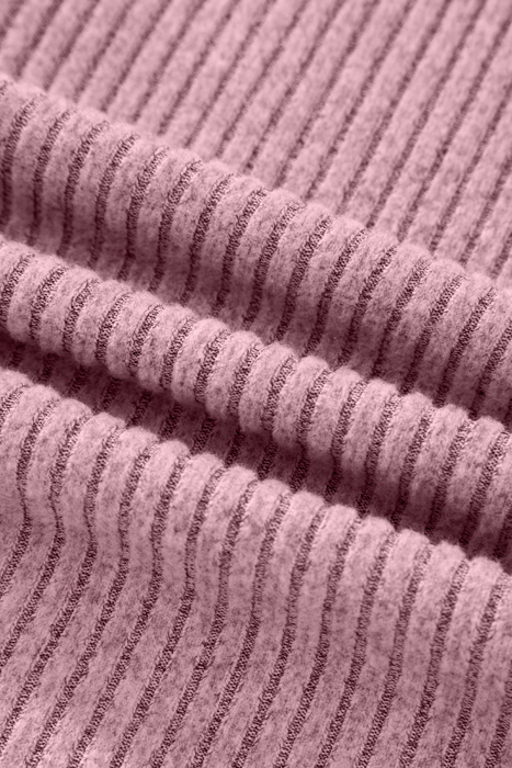 Misty Pink Knit Henley