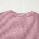  Misty Pink Knit Henley