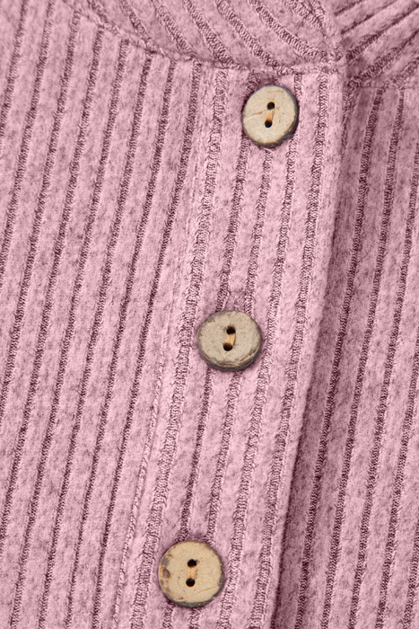 Misty Pink Knit Henley