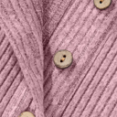  Misty Pink Knit Henley