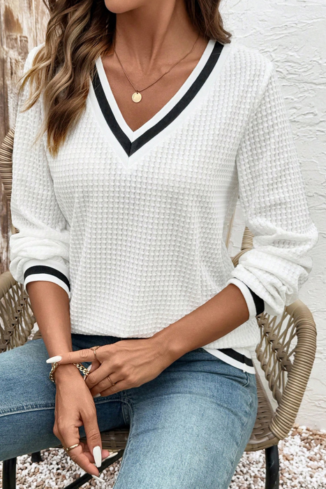 Urban Edge Waffle Knit Top