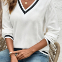  Urban Edge Waffle Knit Top