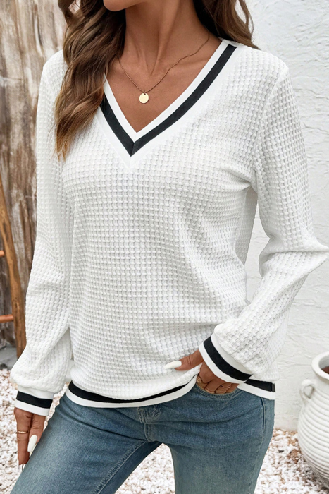Urban Edge Waffle Knit Top