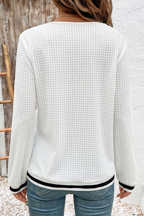 Urban Edge Waffle Knit Top