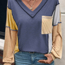  Golden Horizon Patchwork Top