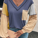  Golden Horizon Patchwork Top