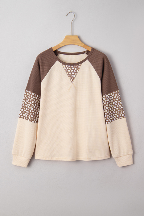 Harvest Meadow Raglan Thermal Top