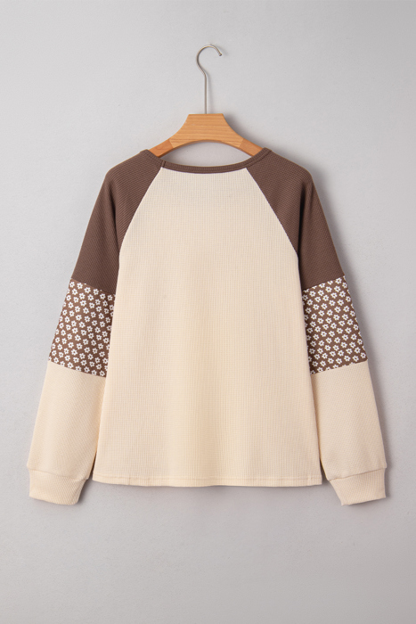 Harvest Meadow Raglan Thermal Top