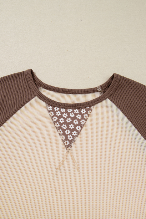 Harvest Meadow Raglan Thermal Top