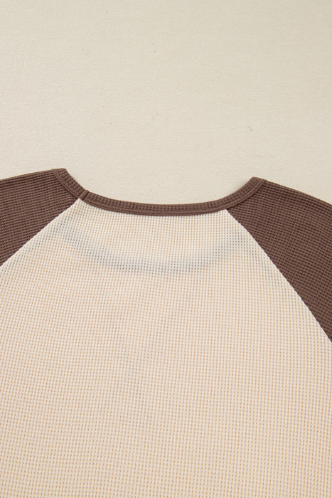 Harvest Meadow Raglan Thermal Top