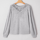  Lace & Cozy Dream Knit Top