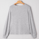  Lace & Cozy Dream Knit Top