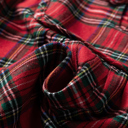  Festive Pearl Tartan Blouse