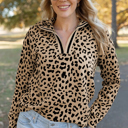  Wild Spirit Quarter Zip Sweater