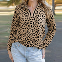  Wild Spirit Quarter Zip Sweater