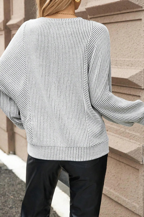 Urban Rhythm Striped Knit Top