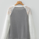  Coffee & Contrast Lace Sweater