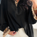  Wild Grace Contrast Blouse
