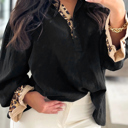  Wild Grace Contrast Blouse