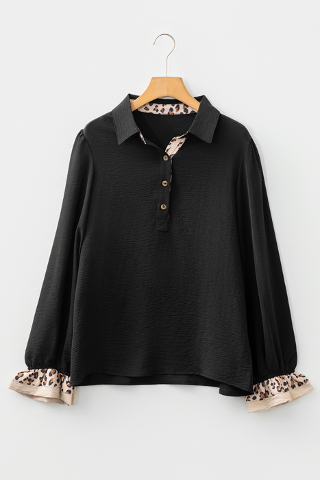 Wild Grace Contrast Blouse