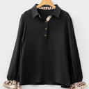  Wild Grace Contrast Blouse