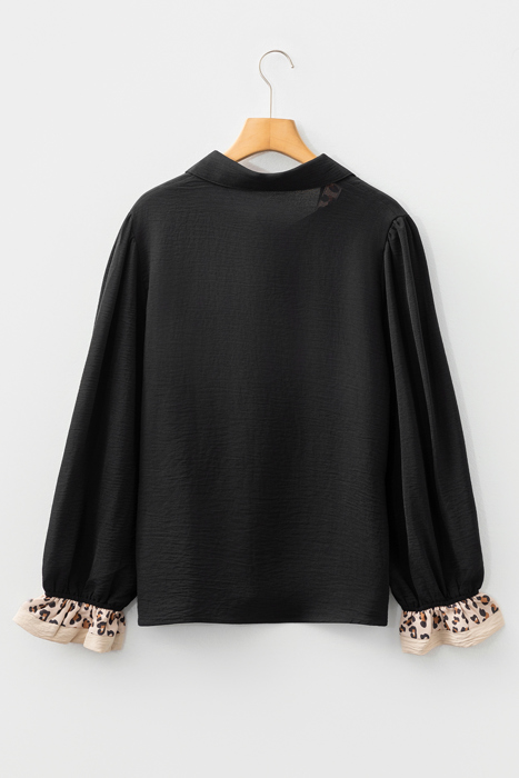 Wild Grace Contrast Blouse
