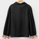  Wild Grace Contrast Blouse