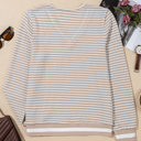  Soft Horizon Striped V-Neck Pullover