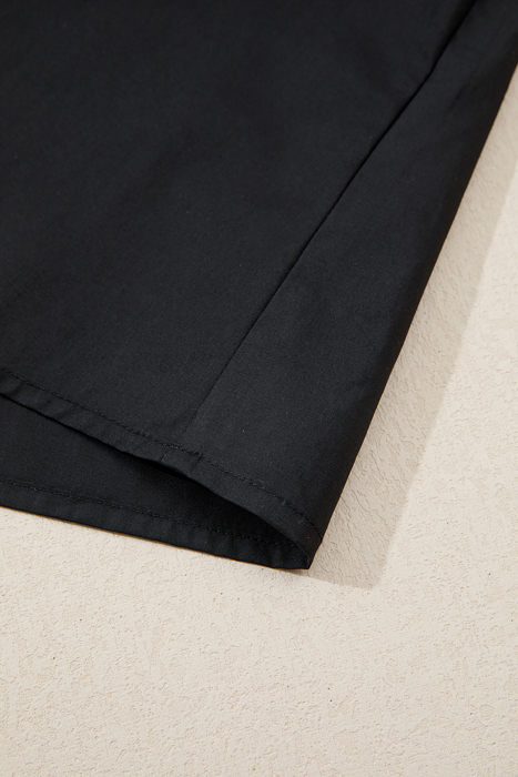 Ebony Embroidered Peasant Blouse