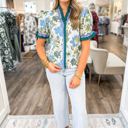  Leopard Luxe Ruffle Shirt