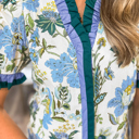  Leopard Luxe Ruffle Shirt