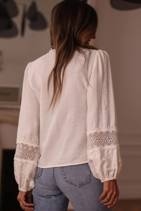 Lumiure Lace Artisan Blouse