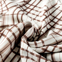  Cafe Check Ruffle-Cuff Blouse