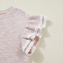  Blush Sweetheart Ruffle Knit Top