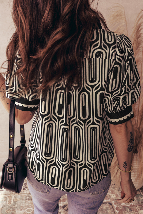Monochrome Mod Geo Tunic