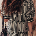  Monochrome Mod Geo Tunic