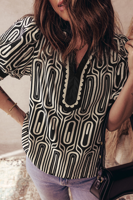 Monochrome Mod Geo Tunic