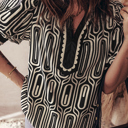  Monochrome Mod Geo Tunic
