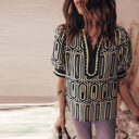  Monochrome Mod Geo Tunic