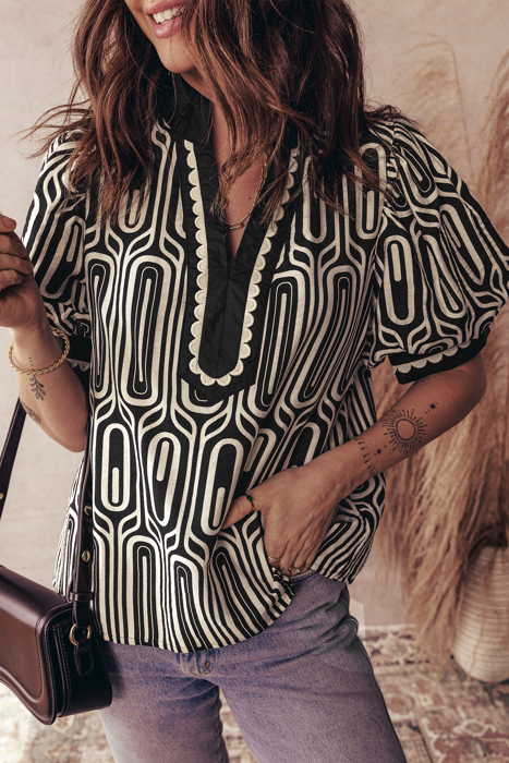Monochrome Mod Geo Tunic