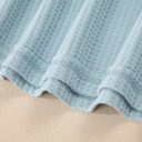  Sky Blossom Waffle Layered Top