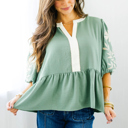  Sage Meadow Embroidered Tunic