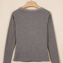  Soft Whispers Lace Henley Top