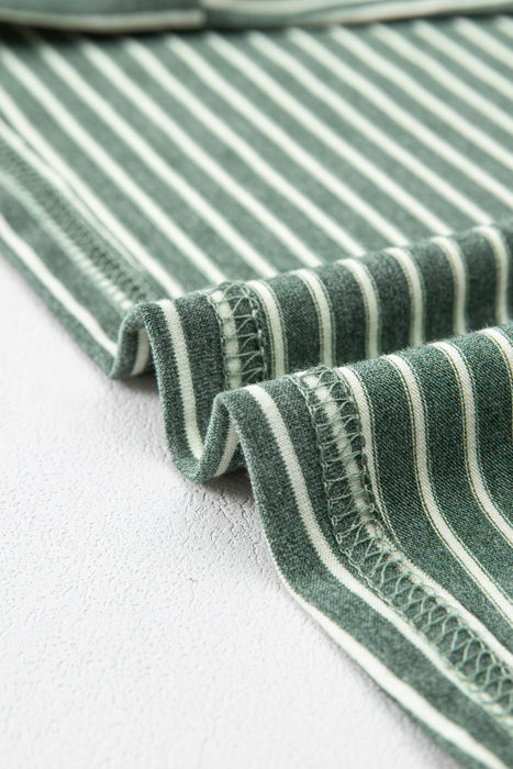 Forestline V-Neck Stripe Top